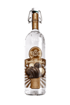 360 Double Chocolate Flavored Vodka 750 ML bottle with eco-friendly packaging.