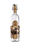 360 Double Chocolate Flavored Vodka 1.75L bottle with chocolate truffle design and flip-top cap