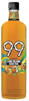 99 Brand Long Island Iced Tea Liqueur 750 ML bottle with vibrant label design.