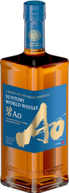 AO Suntory World Whisky 700 ML bottle with blue label.