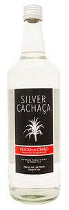 Fogo de Chao Cachaca Silver 1L bottle with smooth and clear appearance.