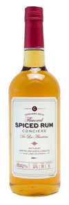 American Co Concierge Spiced Flavored Rum 1L bottle with gold spiced rum and red cap