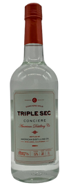 American Co. Conciere Triple Sec 1 L bottle with orange-flavored liqueur label.