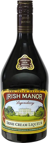 Irish Manor Cream Liqueur 1.75 L bottle with scenic label and gold accents.