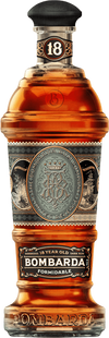 Bombarda Rum 18 Years Old Formidable Reserve Rum Single Origin Reserve in decorative bottle with black cap and ornate label