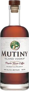 Mutiny Island Vodka Puerto Rican coffee flavored cold pressed Flavored Vodka750ml bottle