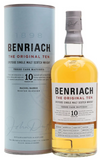 Benriach 10 Year Old The Original Ten Speyside Single Malt Scotch Whisky bottle and packaging.