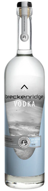 Breckenridge Vodka 1L bottle, distilled from Midwest sweet corn, smooth with mineral notes.