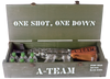 A-Team Swat Gift Set with AK-47 Vodka and Grenade Bottles in Wooden Box