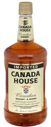 Canada House Canadian Whisky 1.75 L bottle with rich, complex flavor notes of honey and maple.