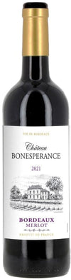 Chateau Bonesperance Bordeaux Merlot 2021 750 ML