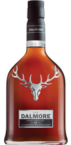 Dalmore 12 Years Old Sherry Cask Select Highland Single Malt Scotch Whisky 750ML bottle with rich amber color and stag emblem