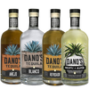 Dano'S Tequila Combo Pack 750 ML with four bottles: Blanco, Reposado, Anejo, Pineapple & Jalapeno Infused.
