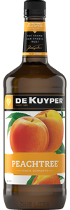 Bottle of Dekuyper Peach Schnapps Peachtree 30 1 L liqueur