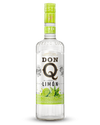 Don Q Limon Puerto Rican Rum 1L bottle with lime infusion and citrus flavor.