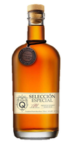 Don Q Seleccion Especial Rum 750 ML bottle with rich amber hue and elegant label.