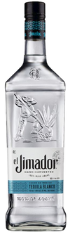 El Jimador Silver Tequila 100% De Agave 1L bottle clear handcrafted tequila with blue Weber agave