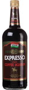 Expresso Coffee Liqueur 1 L bottle with dark rich coffee flavor and caramel notes