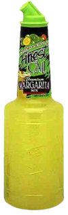 Finest Call Margarita Mix 1L bottle with lime-flavored cocktail mixer and green pour spout