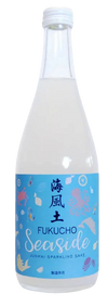 Fukucho Seaside Sparkling Junmai 500 ML bottle featuring a vibrant sparkling design.