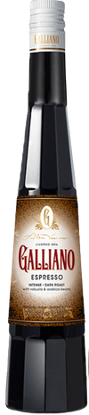 Galliano Espresso Liqueur 750ml bottle rich dark roasted coffee liqueur