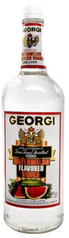 Georgi Cherry Flavored Vodka 1L bottle with cherry-infused vodka branding