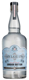 Gin Lane 1751 Small Batch London Dry Gin 750 ML bottle showcasing traditional 18th-century style with juniper and botanicals