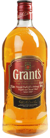 Grants Family Reserve blended Scotch whisky 1L bottle with amber liquid and red label