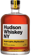 Hudson Whiskey Bright Lights Big Bourbon Straight Bourbon Whiskey 750 ML bottle with amber liquid and NY Made label