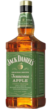 Jack Daniels Original Recipe Apple Liqueur 750 ML bottle with green label.