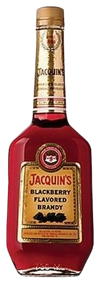 Bottle of Jacquins Blackberry Flavored Brandy 750 ML with rich blackberry flavor
