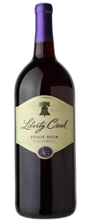 Bottle of Liberty Creek Wine Winemaker's Selection Pinot Noir California 1.5 L – smooth and fruity California red wine