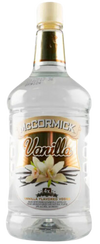 McCormick Co Vanilla Flavored Vodka 1.75L bottle with vanilla bean illustration