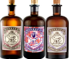 Monkey 47 Dry Gin Combo 375 ML, three bottles with unique labels, Black Forest ingredients.