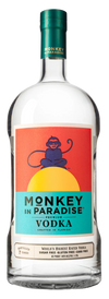 Monkey In Paradise Premium Vodka 1 L bottle with vibrant label design.