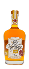 Montanya Aged Rum Exclusiva bottle, finished in port barrels, 750ml.