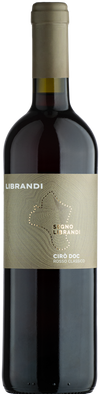 Segno Librandi Rosso Classico Cirò 2021 wine bottle, rich red with aromas of red fruits and spice.