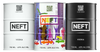 NEFT Vodka Combo 750 ML 3 Pack with unique barrel design.