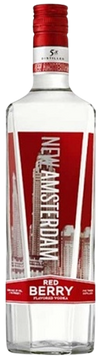 New Amsterdam Red Berry Vodka 1.75 L bottle with red berry flavor and smooth finish