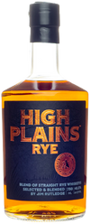Jim Rutledge High Plains Rye Blend Of Straight Rye Whiskey bottle 750ml.