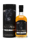 Black Bull Whiskey 21 Year Old Blended Scotch Whisky bottle and packaging.