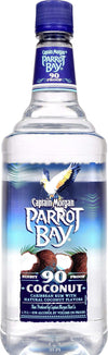 Parrot Bay Coconut Rum 90 1.75 L bottle with tropical coconut flavor and crisp Puerto Rican rum.