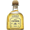 Patron Tequila Anejo 80 750 ML bottle with cork, showcasing its golden color and sophisticated design.