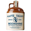 Platte Valley Moonshine ceramic jug, 750 ML, American corn whiskey.