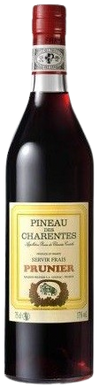 Bottle of Prunier Pineau des Charentes Rouge 750 ML sweet fortified wine