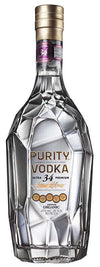 Purity Ultra 34 Premium Vodka 1.75 L bottle with intricate design.