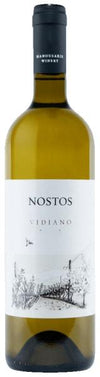Manousakis Estate Nostos Vidiano 2019 wine bottle from Crete, Greece.