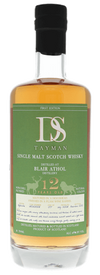DS Tayman 12 Year Old Blair Athol Single Malt Scotch Whisky bottle, 750ml.