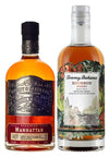 Handy Schiller Manhattan and Tommy Bahama 4-year-old bourbon whiskey combo 750ml bottles
