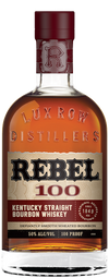 Rebel Yell Kentucky Straight Bourbon Whiskey 100 proof 1.75 L bottle with rich amber color and bold flavor profile